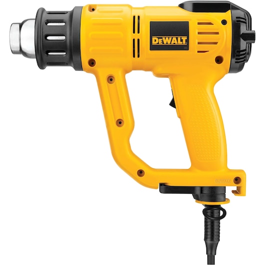 LCD Heat Gun placed with its front to  left