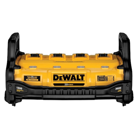Front view of 1800 Watt Portable Power Station and Battery Charger