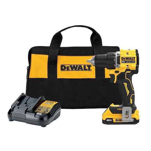 ATOMIC(™) 20V MAX 1/2 in. Drill Kit with 2.0 Ah Battery 