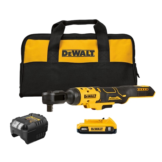 ATOMIC COMPACT SERIES™ 20V MAX* Brushless 1/2 in Ratchet Kit