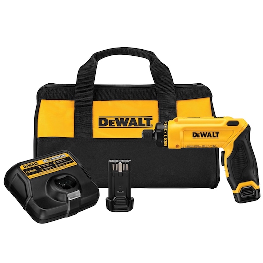 Gyroscopic screwdriver 2 battery kit.