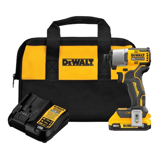 20V MAX Brushless Impact Driver kit with 2.0 Ah battery 