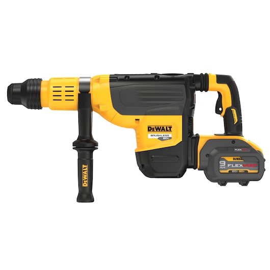 Profile of brushless, cordless SDS MAX combination rotary hammer