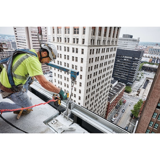 XR impact driver being used by a construction worker