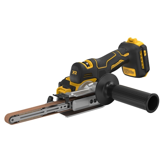 DEWALT 20V* MAX XR Bandfile viewed from the front right side