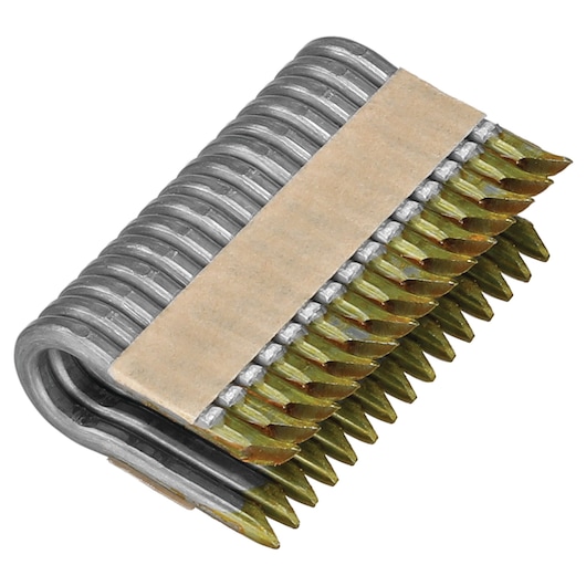profile of Galvanized Barbed Fencing Staples.