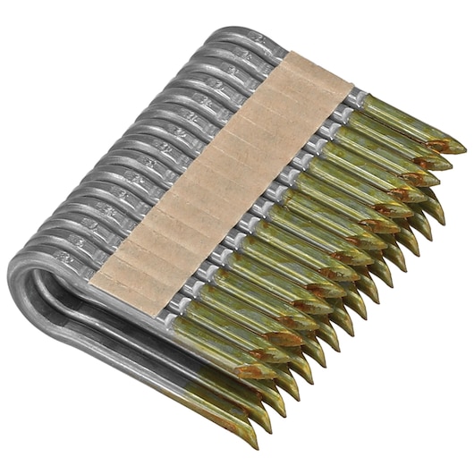 profile of Galvanized Barbed Fencing Staples.