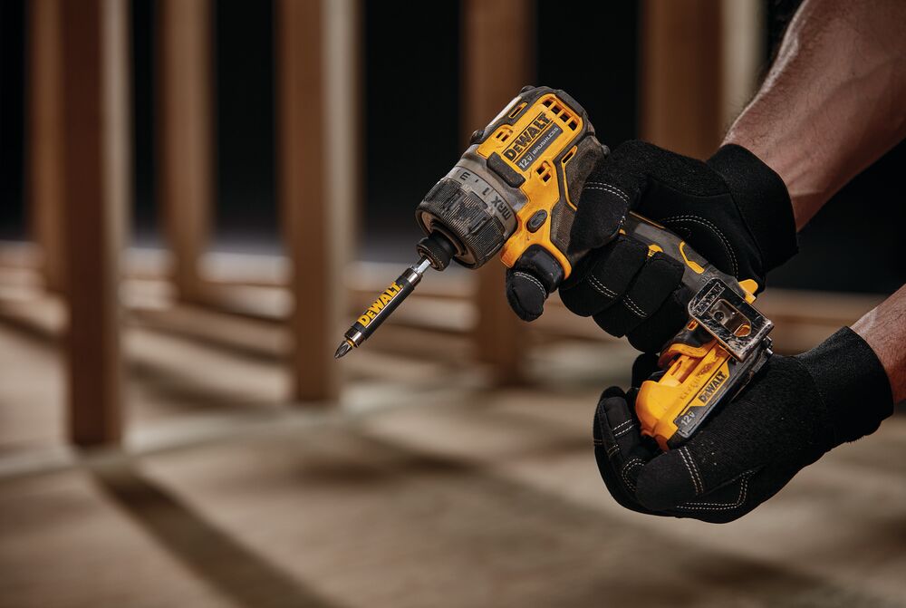 XTREME brushless cordless screwdriver with bit tip attachment. XTREME brushless cordless screwdriver with bit tip attachment.