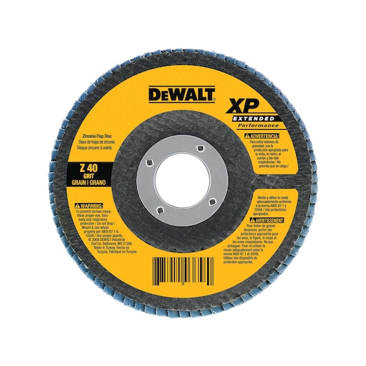 6" x 5/8"-11 40g XP flap disc