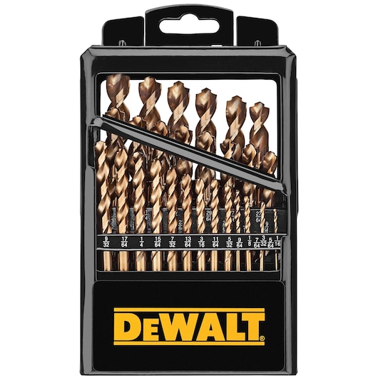 Profile of 29 piece PP industrial cobalt set.