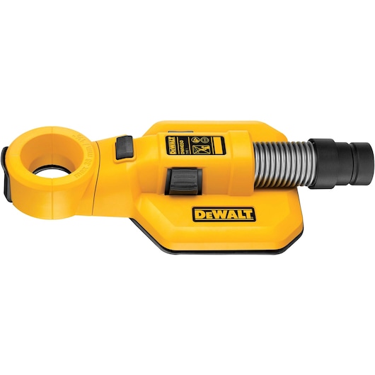 Large hammer dust extraction hole cleaning.