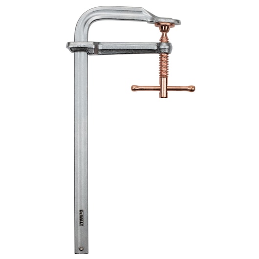 Profile of  12 inch Metalworking bar Clamp.
