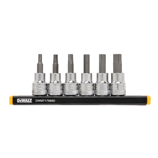 3/8 in. Drive SAE Hex Bit Socket Set (6 pc.)