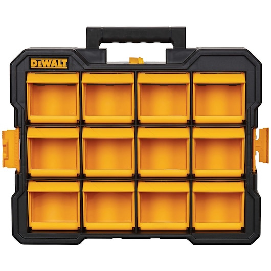 Flip bin organizer.