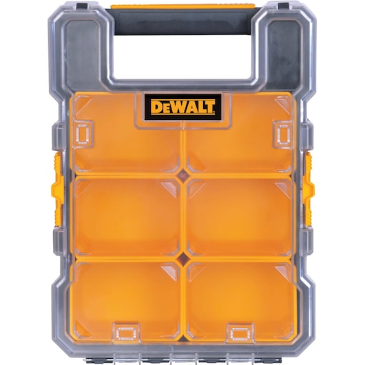 Mid size pro organizer with metal latches.