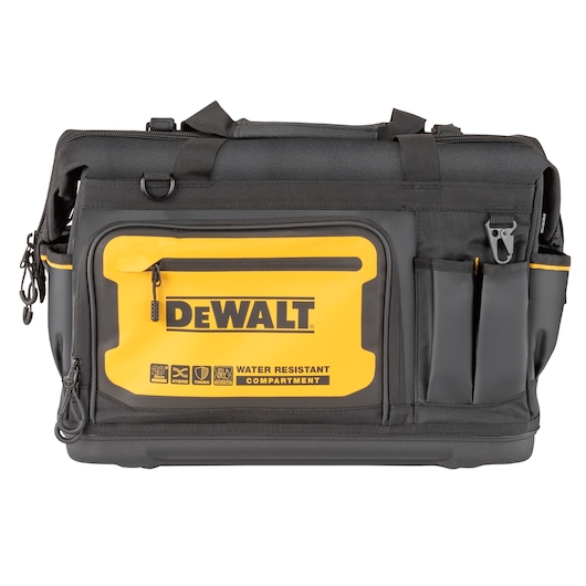 DEWALT 20 INCH PRO OPEN MOUTH TOOL BAG FRONT FACING