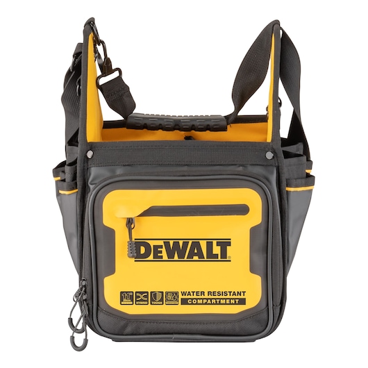 DEWALT 11 INCH PRO ELECTRICIAN TOTE FRONT FACING