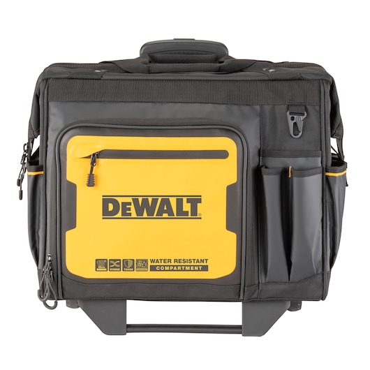 DEWALT 18 INCH PRO ROLLING BAG FRONT FACING