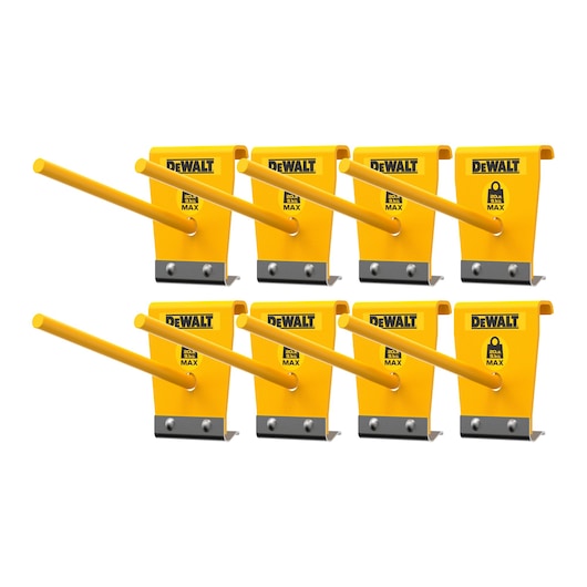 8pc Corded Power Tool Hook Set on White