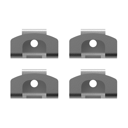 4pc Cordless Hang Hook Set on White