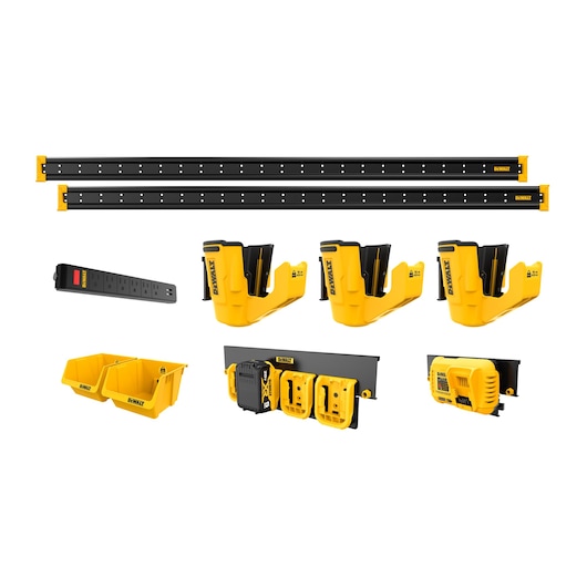 Power Tool Storage Kit on White
