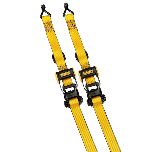 1.5" x 16' Ratchet Tie-Down Straps 3300 LB Break Strength (2 PK)