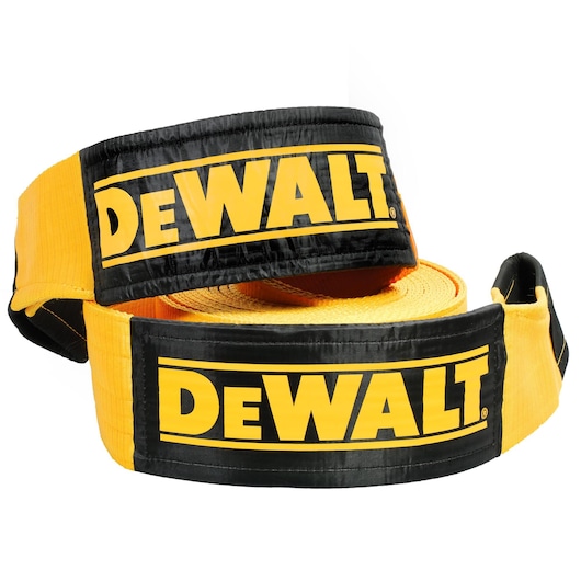 6" x 30' Heavy-Duty Looped End Recovery Strap, 75,000 LB BREAK STRENGTH