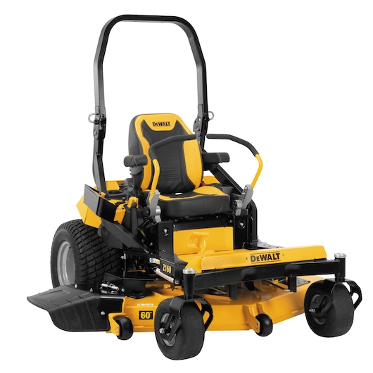 Left profile of 60 inch Kawasaki Gas Hydrostatic Commercial Zero Turn Mower.
