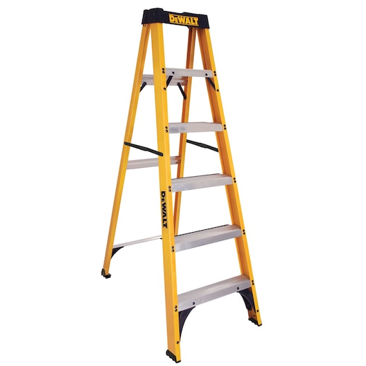 Profile of 6 feet Fiberglass Stepladder.