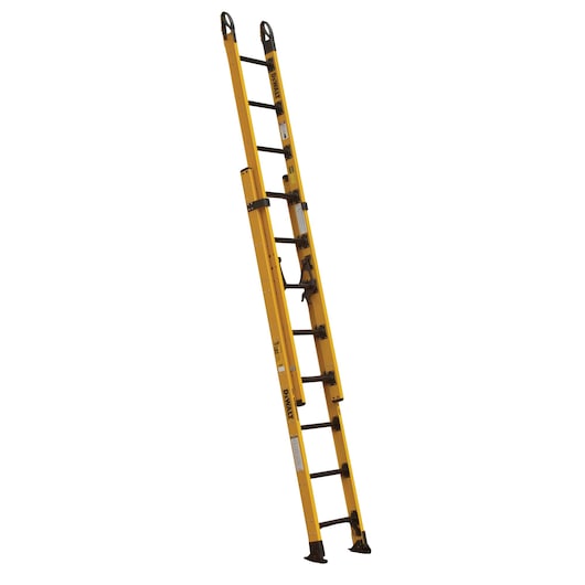 Profile of Fiberglass Extension Ladder 16  feet.