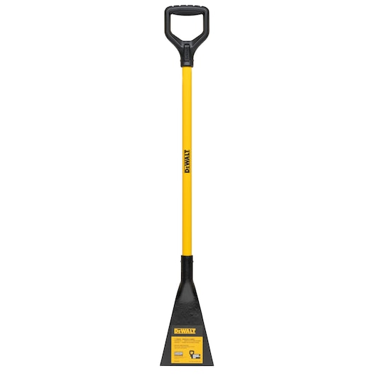 32 inch Fiberglass D-Handle Scraper on white background